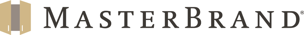 Logotipo de MasterBrand Cabinets (Woodcrafters), fabricante de muebles
